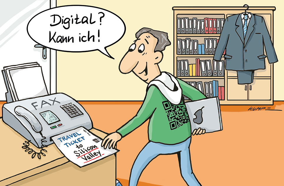 Digitaler Aktionismus, Cartoon  